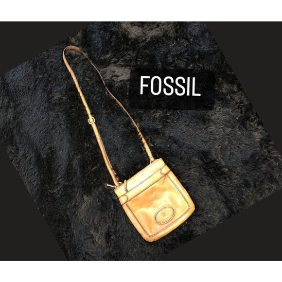 FOSSIL leather purse bag crossbody - Picture 1 of 10